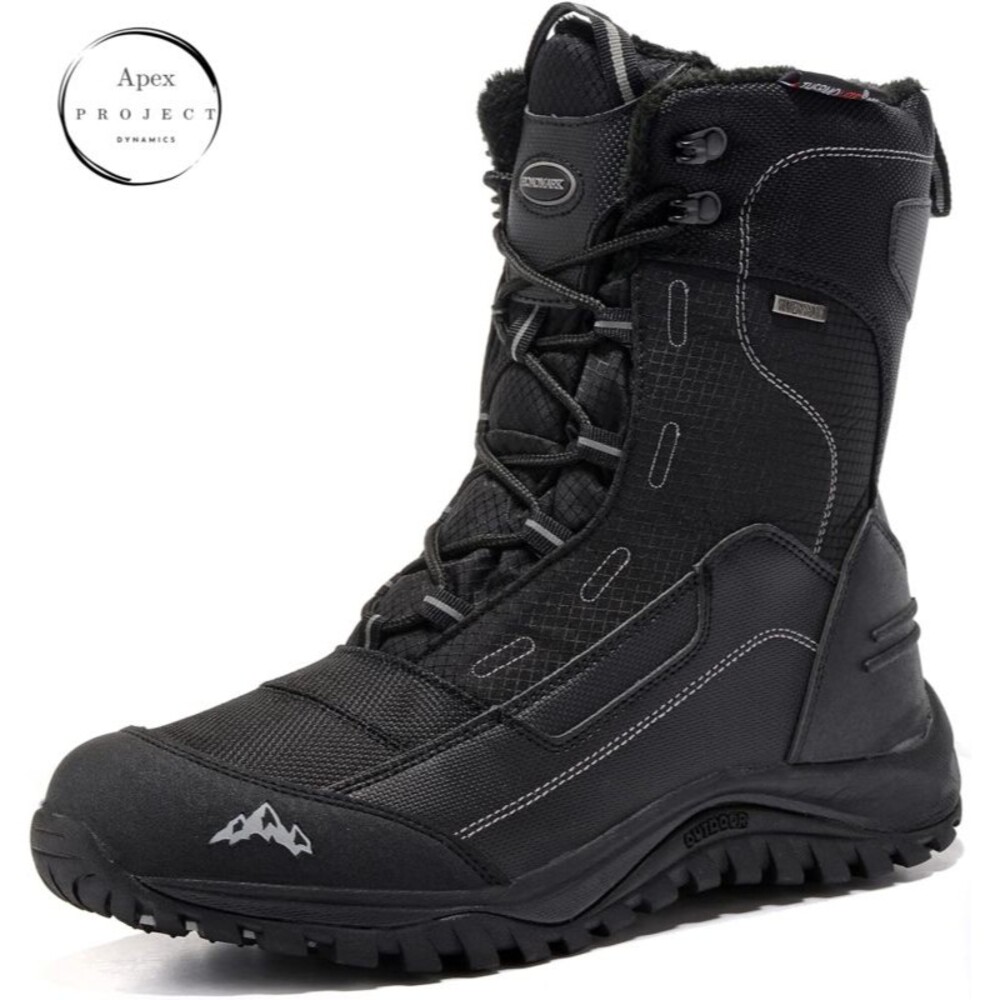 Men's Waterproof Winter Snow Boots: Durable, Warm, Non-slip 🥾